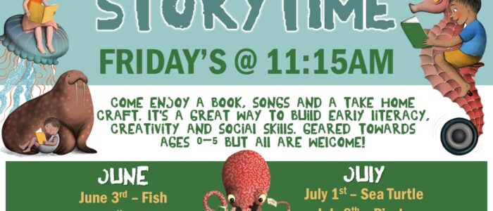 Storytime – Friday’s at 11:15AM