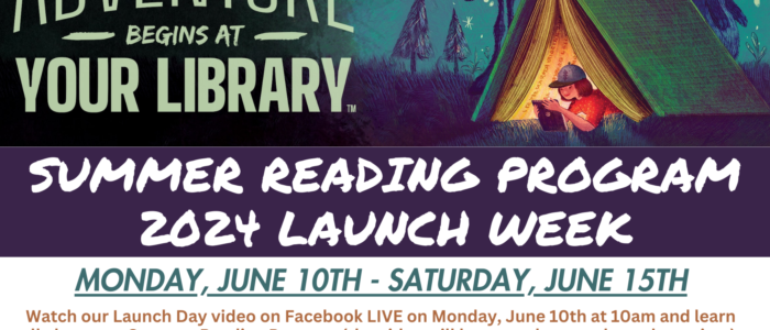 Summer Reading Program Launch Week