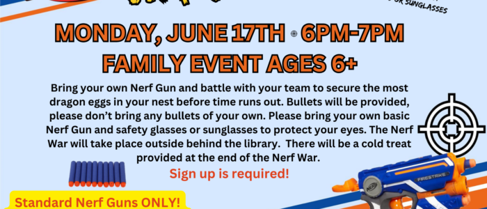 Nerf Wars Family Event